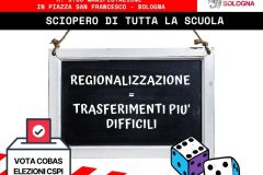 regionalizzazione = trasferimenti più difficili 