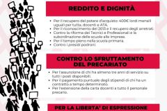 Volantino sciopero cobas scuola 31 ottobre 2024