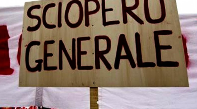 “Giù le armi, su i salari” –  Sciopero generale dei sindacati di base, venerdì 2 dicembre 2022